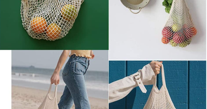 Hvad kan man erstatte en pose med indkøbsposer med?